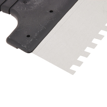 Шпатель фасадный нерж.сталь зубчат 150мм пласт.ру 8*8мм T4P(арт.1201158)*1/10/60