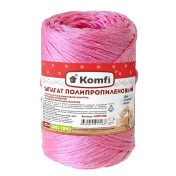 Шпагат полипропиленовый Komfi, 100 м, 1.6 мм² Шпагат полипропиленовый Komfi, 100 м, 1.6 мм²
