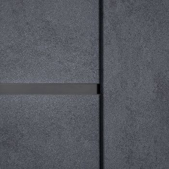 Дверное полотно остекленное 2000х600х38 мм Двери Гуд Х24, бетон/графит