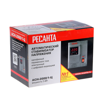 Стабилизатор напряжения АСН-2 000/1-Ц РЕСАНТА *1