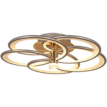 Люстра 09246-0.3-5S Champaign silver LED ПДУ ПДУ+диммер+управление с телефон 3000-6000К S=26м2  *1 Люстра 09246-0.3-5S Champaign silver LED ПДУ ПДУ+диммер+управление с телефон 3000-6000К S=26м2  *1