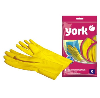 Перчатки латексные с хлопк.напыл. S (малый) 1пара Желтые 092030 "York" *12/144 Перчатки латексные с хлопк.напыл. S (малый) 1пара Желтые 092030 "York" *12/144