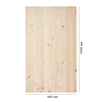 Мебельный щит 1600х600х18 мм Арелан, сорт В