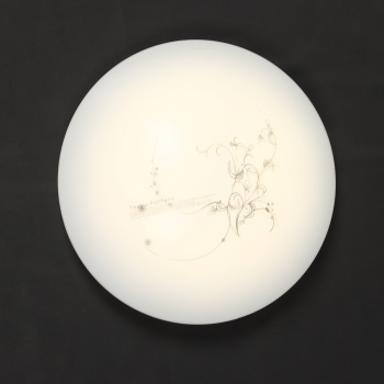 Светильник светодиодный акриловый 270мм 24W 8008/12W*2 010LED3 р.(теп.и хол.свет,смеш)б/пS=10м2VERNE