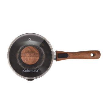 Кастрюля алюм. литая а/приг. "Kukmara" "Granit ultra" original 1,5л съмн.Руч. Ст.кр. кго0156а *1/3