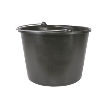 Ведро строительное 14 л Мультипласт, металлическая ручка, пластик