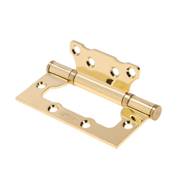 Петля без врезки Фабрика Замков E-2BB-100 PB, 100х75х2.5 мм, цвет золото