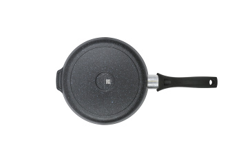 Сковорода алюм. а/приг.литая "Kukmara" "Granit" black d18см сггч180а *1/10