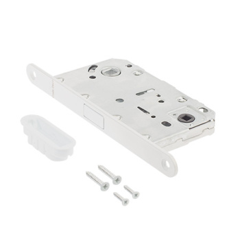 Защелка врезная п/ручку и фиксатор БЕЛЫЙ матовый БЕСШУМНАЯ 5300-MC-WC-WM Code Deco *1/40 Защелка врезная п/ручку и фиксатор БЕЛЫЙ матовый БЕСШУМНАЯ 5300-MC-WC-WM Code Deco *1/40