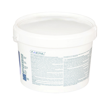 Краска акриловая для стен и потолков 3 кг Лакра Белоснежная интерьерная *1/144