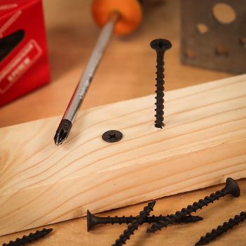 Саморезы по дереву BROZEX ВЕДРО 3,5*45 крупная резьба (500шт) *6