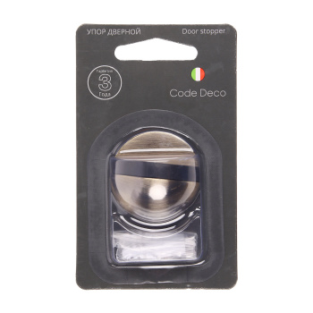Упор дверной Code Deco DS-0002, бронза