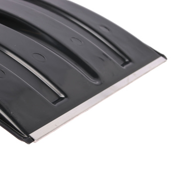 Лопата снегоуб пластик 350*350 с планкой d-32 "СНЕЖИНКА" * 10