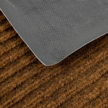 Коврик влаговпитывающий 60*90 см ребристый коричневый "KOVROFF" (арт.20303) *1/10 (МШ24)