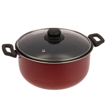 Кастрюля алюм.а/приг. Scovo "Expert" 4,5л d24см Cтекл.кр. СЭ-008 *1/4