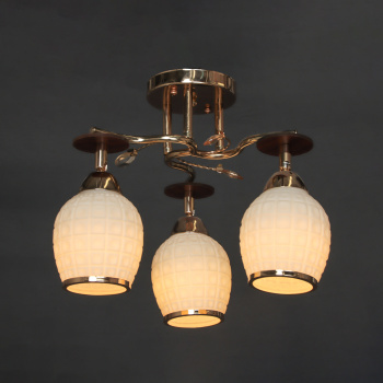 Люстра Verner Lighting А1239/3, 40 Вт, Е27, 3 лампы, золото