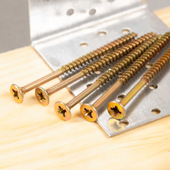 Шурупы жёлтые BROZEX пакет 5*90 (10шт) *10/100