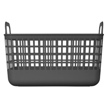 Корзина для хранения пластм. "Kobo" 320х224х210мм 12л с Крышкой Серый арт.435218311("Бытпласт")*1/16