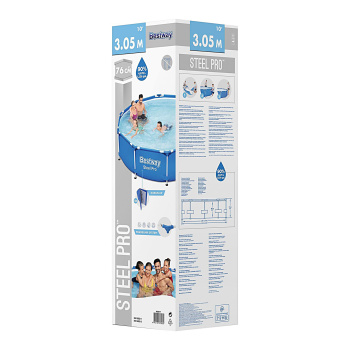 Бассейн каркасный Steel Pro 366 см x 76 см 56706   5309853 Бассейн каркасный Steel Pro 366 см x 76 см 56706   5309853