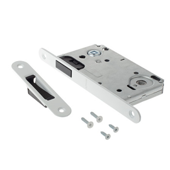 Защелка врезная п/ручку и фиксатор БЕЛЫЙ матовый МАГНИТНАЯ 5300-MC-WC-WM Apecs *1/40 Защелка врезная п/ручку и фиксатор БЕЛЫЙ матовый МАГНИТНАЯ 5300-MC-WC-WM Apecs *1/40