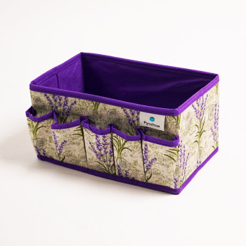 яяяОрганайзер д/хранения нетканый материал "Лаванда" 250x150x130мм Д70702.025 *1/80