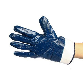 Перчатки рабочие нитрил, манжета-крага (851Р) Ladoni *10/120