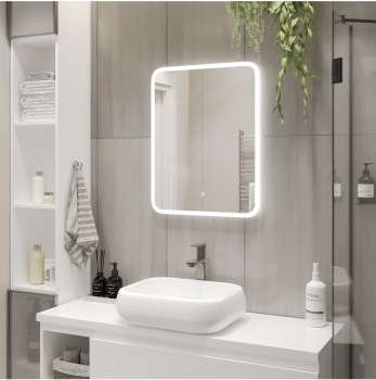 Зеркало /Agata/ "Бруно" 500*600 LED-подсветка, сенсорный выключатель *1