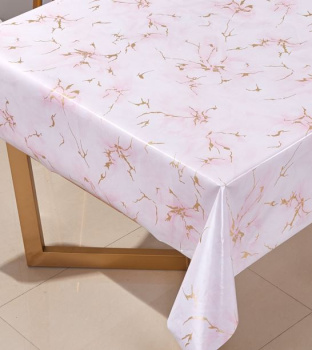 Клеёнка на тканевой основе "Prima Diva" "Цветы розовые" розовая шир.1,37м NL-6094BB *20