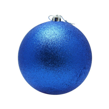 Новогодний шар "Глиттер", диаметр 20 см, синий