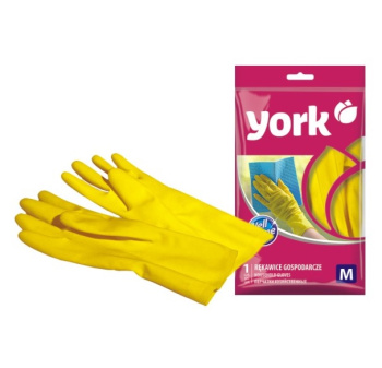 Перчатки латексные с хлопк.напыл. M (средний) 1пара Желтые 092020 "York" *12/144 Перчатки латексные с хлопк.напыл. M (средний) 1пара Желтые 092020 "York" *12/144