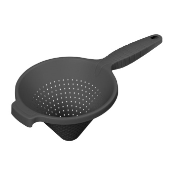 Сито-дуршлаг фильтровальное, с ручкой пластм. д.150мм Темно-серый 434256615 ( "Бытпласт") *1/12