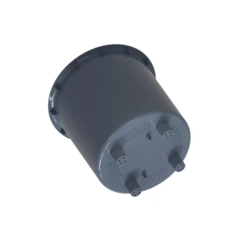 Кашпо пластм. "Genius" 2,5л d верха 157мм h156мм со вставкой Серый 76405*1/16