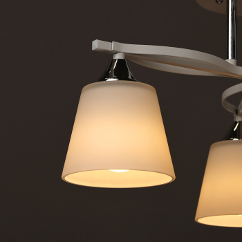 Люстра N6587/3 WT+CR 3*40W E27 220V (d-500; h-250) VERNER LIGHTING *1 Люстра N6587/3 WT+CR 3*40W E27 220V (d-500; h-250) VERNER LIGHTING *1