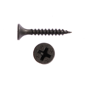 Саморез по металлу 3.5х25 мм BROZEX, частая резьба, фосфатированные Саморез по металлу 3.5х25 мм BROZEX, частая резьба, фосфатированные