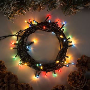 Гирлянда «Нить» Luazon Lighting, 3.5 м, 8 режимов, мульти, 50 LED, IP20, 220 В