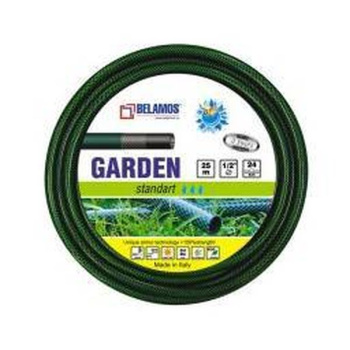 Шланг поливочный 50 м Belamos Garden Luxe, ПВХ, 1/2", армированный, зеленый Шланг поливочный 50 м Belamos Garden Luxe, ПВХ, 1/2", армированный, зеленый