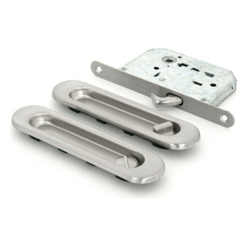 Ручка с замком для раздв. дверей  01BK SN 1/5/50