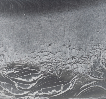 Кашпо пластм. "Микрит" 3.4л овал. 355х170 h130мм Серый слайн М3109 ("М-Пластика") *1/10