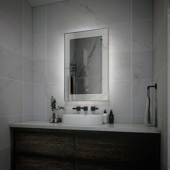 Зеркало МЗ "Баркод" 600х800 (LED-подсветка, сенсорн. выключатель)    *1/10