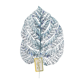 Ветка декоративная "Сказочный папоротник" 40 см, Сапфир