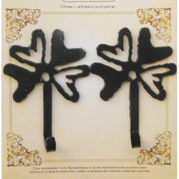 Крючки-сплит №34н черный (комплект 2 шт.) Усть-Люга *6/60