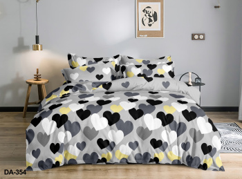 Постельное белье 1,5сп бамбук Орхидея DA-354, наволочки 70*70см - 2шт *1