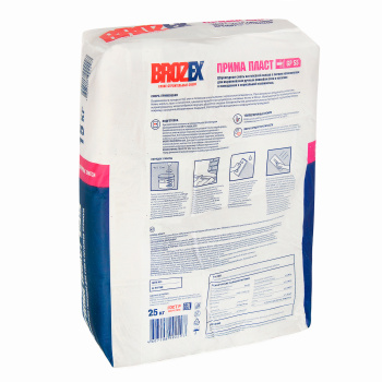 Штукатурка гипсовая BROZEX Прима Пласт GP 55, 25 кг Штукатурка гипсовая BROZEX Прима Пласт GP 55, 25 кг