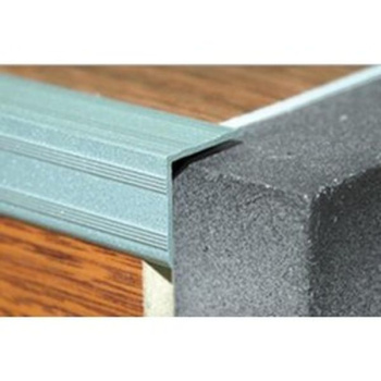 Порог-угол внешний 20х20х1350 мм Лука ПУ 05, серебро люкс