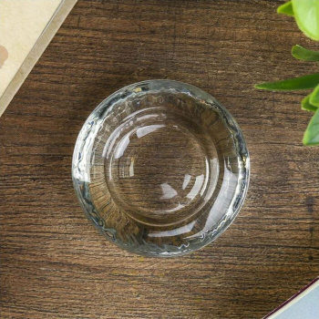 Подсвечник стекло на 1 свечу "Круг" прозрачный 2,5х6,5х6,5 см 4129230