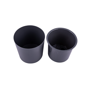 Кашпо пластм. "Genius" 2,5л d верха 157мм h156мм со вставкой Серый 76405*1/16