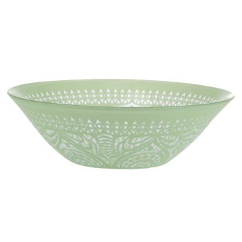 Салатник стекло Pasabahce "Бохо" d16.2см 3еленый рис.31751А 10533 *12