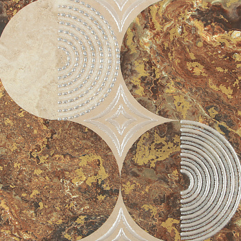 Декор Ричмонд коричневый люкс 300*600*9 ВКЗ *1/5