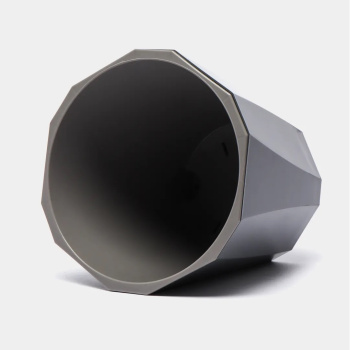 Кашпо пластм. "Палермо" 1,8л d верха 160мм h153мм со вставкой Темно-серое С316ТСЕР ("Мартика") *1/20